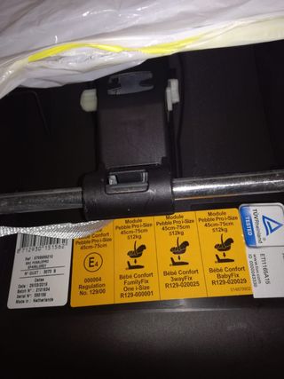 base Isofix+2 sillas coche Bebé Confort-Maxi Cosi