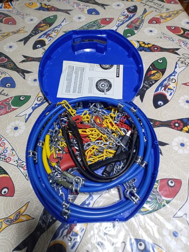 Cadenas nieve acero coche estrenar V490