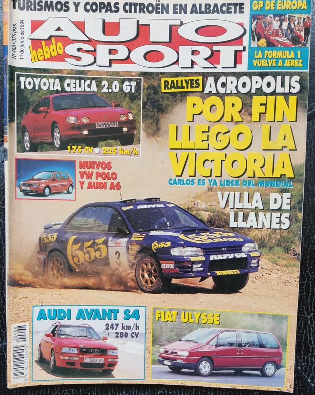 REVISTAS SUELTAS AUTO HEBDO DESDE 1989 A 2005