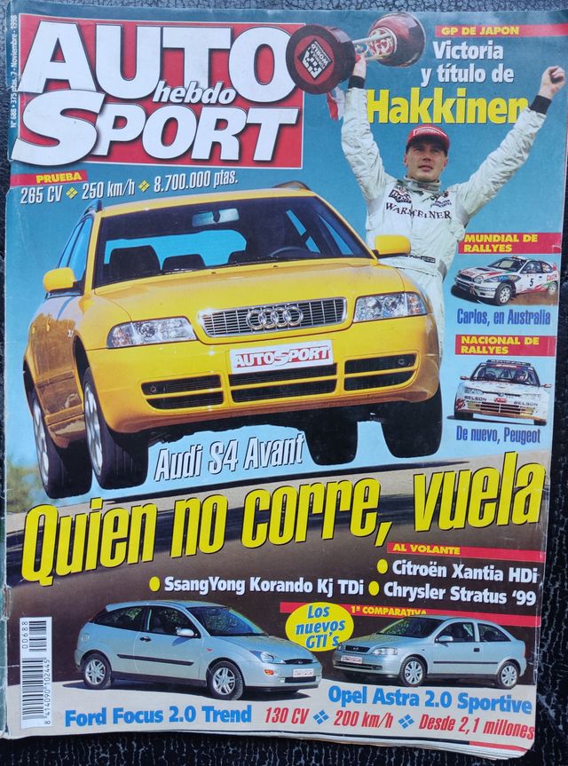 REVISTAS SUELTAS AUTO HEBDO DESDE 1989 A 2005