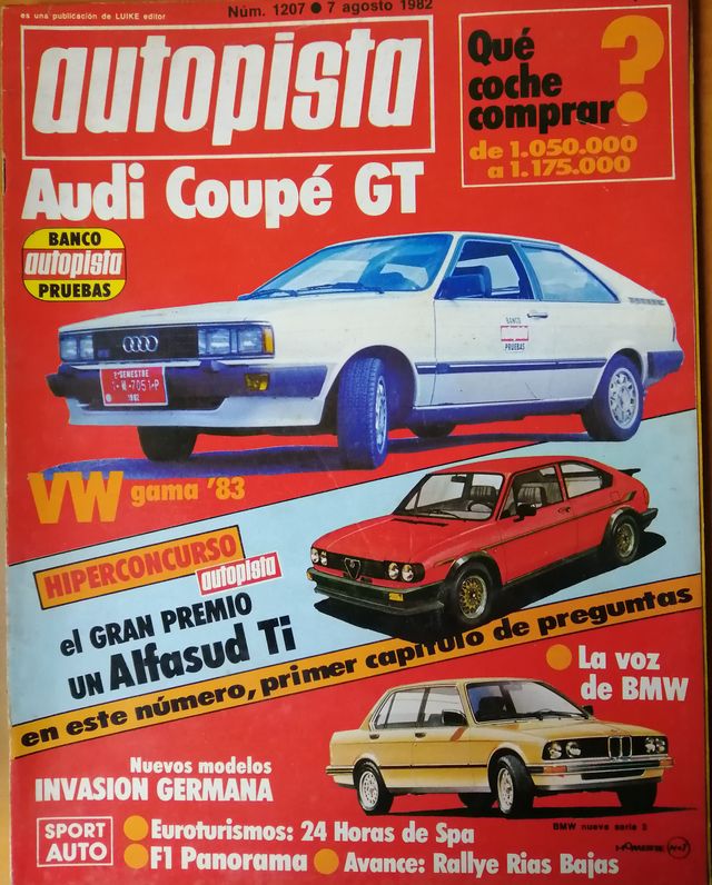 REVISTAS SUELTAS AUTOPISTA DESDE 1981 A 1994