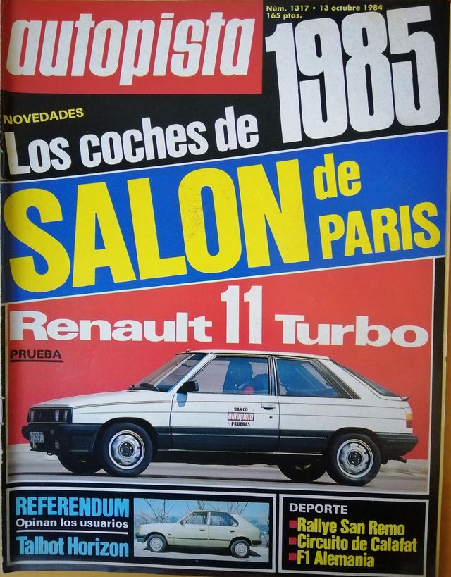 REVISTAS SUELTAS AUTOPISTA DESDE 1981 A 1994
