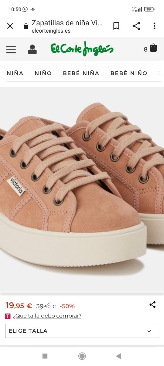 Zapatillas victoria T.37