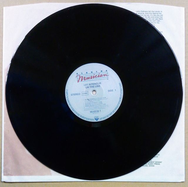 LEE RITENOUR-, ON THE LINE-, ÁLBUM 12",