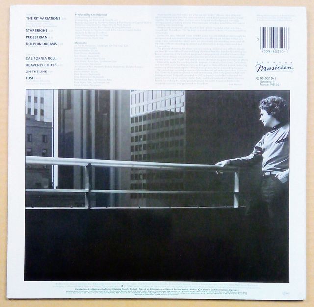 LEE RITENOUR-, ON THE LINE-, ÁLBUM 12",