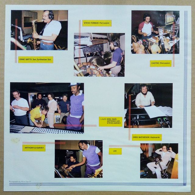 LEE RITENOUR-, ON THE LINE-, ÁLBUM 12",