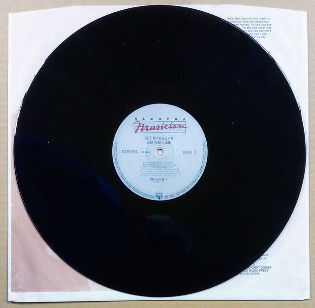 LEE RITENOUR-, ON THE LINE-, ÁLBUM 12",
