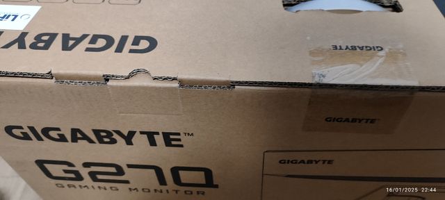 Monitor GIGABYTE G27Q IPS QHD 144Hz. Precintado