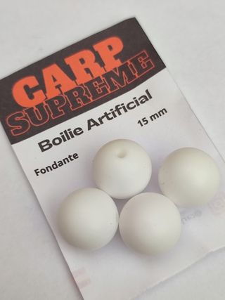 Carpfishing boilies artificiales.