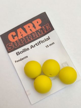 Carpfishing boilies artificiales.