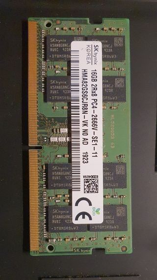 RAM Hynix 16gb 2666V 