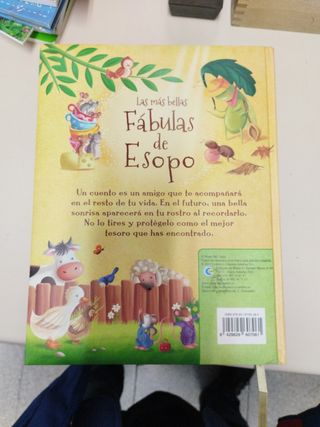 Libro las mas bellas fábulas de esopo