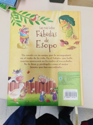 Libro las mas bellas fábulas de esopo