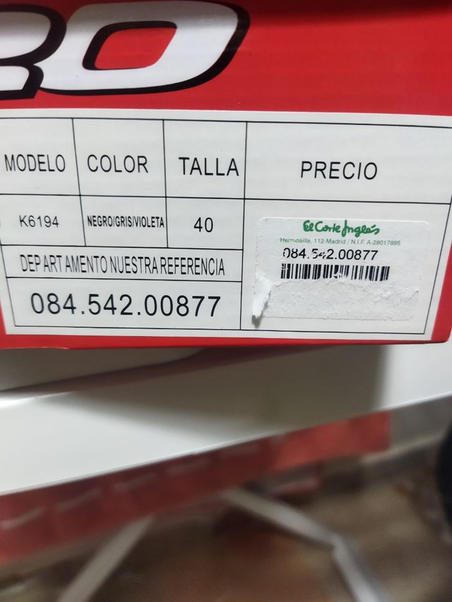 Zapatos de ciclista número 40