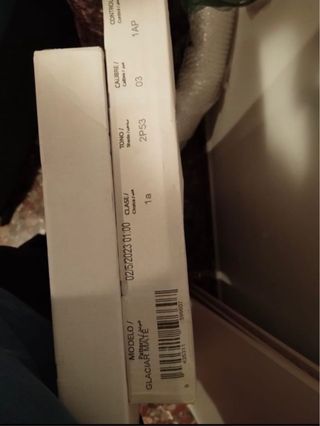 Azulejos blancos cifre caja de 5