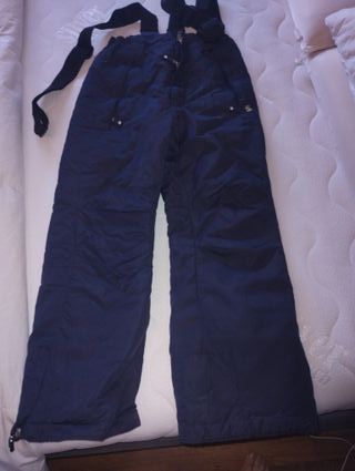 Tuta sci unisex blu taglia M bambino 134/140