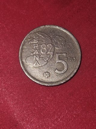 Moneda antigua mundial España 82
