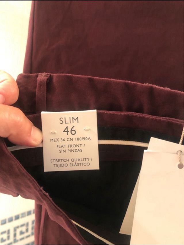 Nuevo! Pantalón Chino Springfield T46 slim