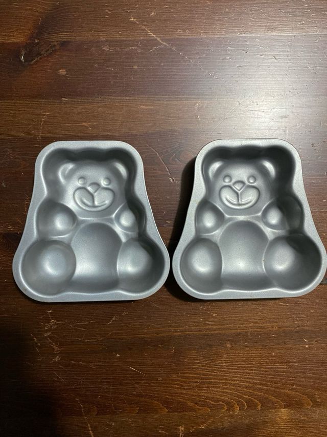 Stampi dolci 2 orsetti / Cake molds 2 bears
