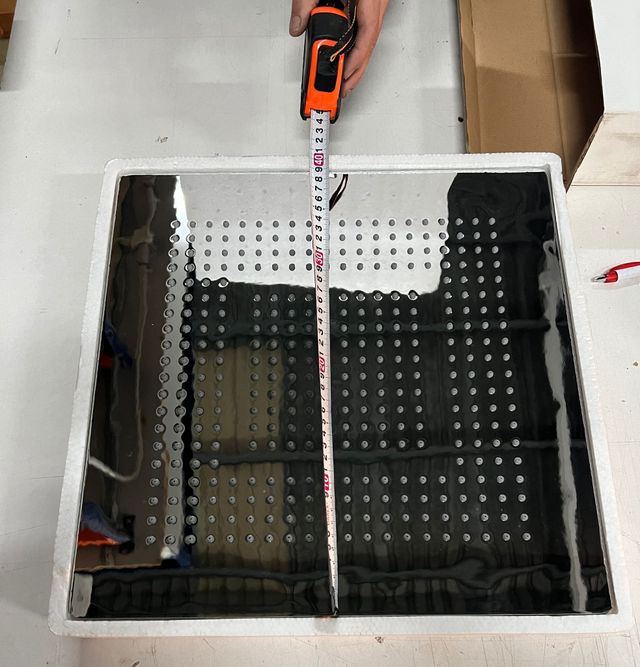 Rociador de latón ultra fino 400x400mm