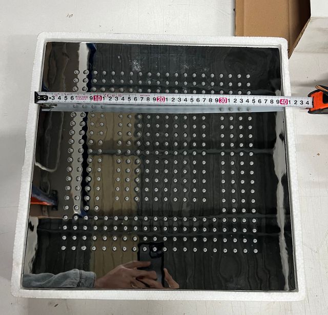 Rociador de latón ultra fino 400x400mm