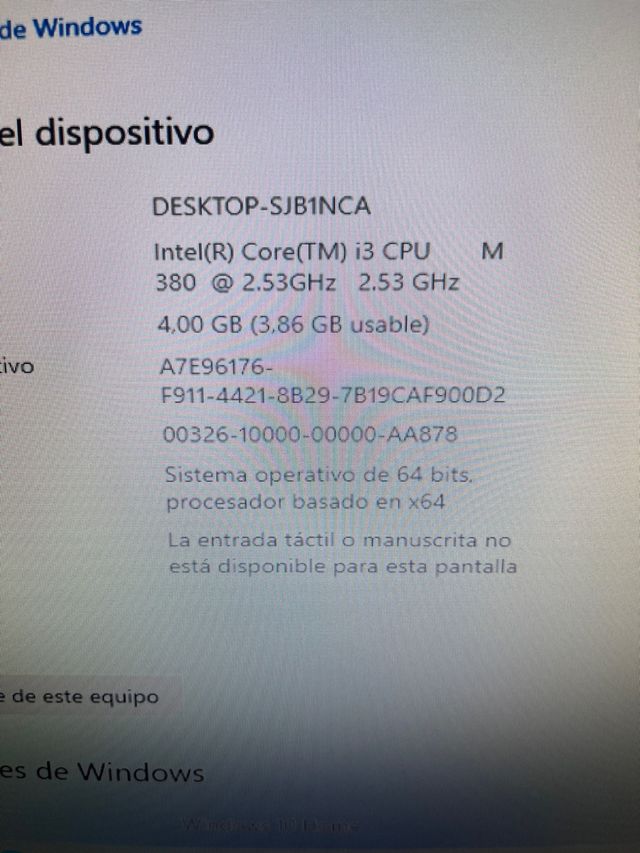 Portátil Asus core i3 4gb, 300 Gb 