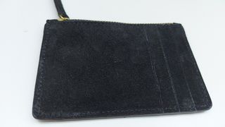 Tarjetero monedero cartera serraje nero