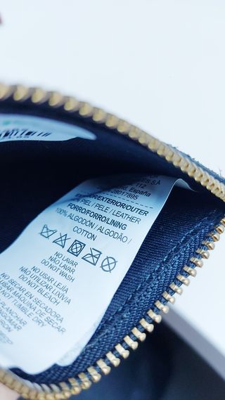 Tarjetero monedero cartera serraje nero