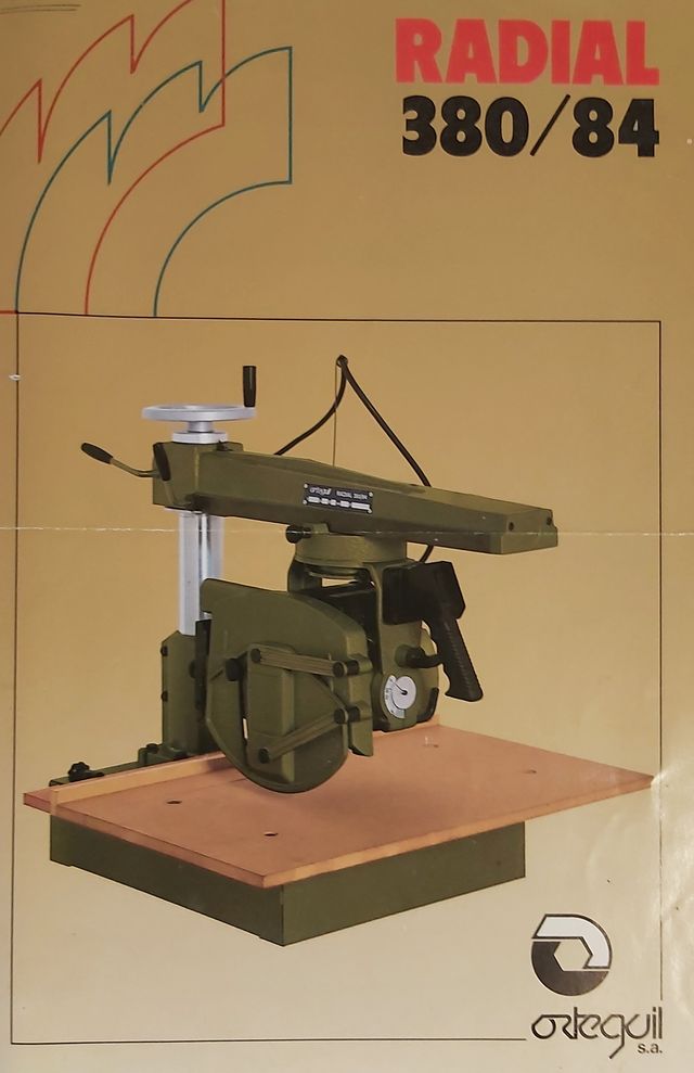 SIERRA RADIAL DE BRAZO A PENDULO