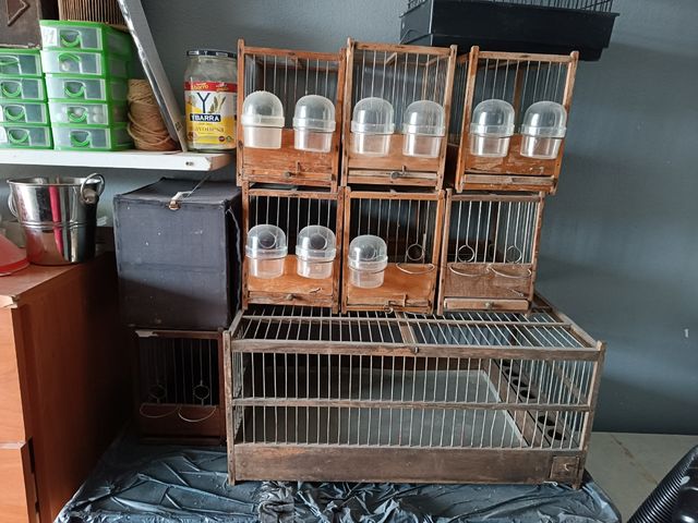 Jaula madera artesanal