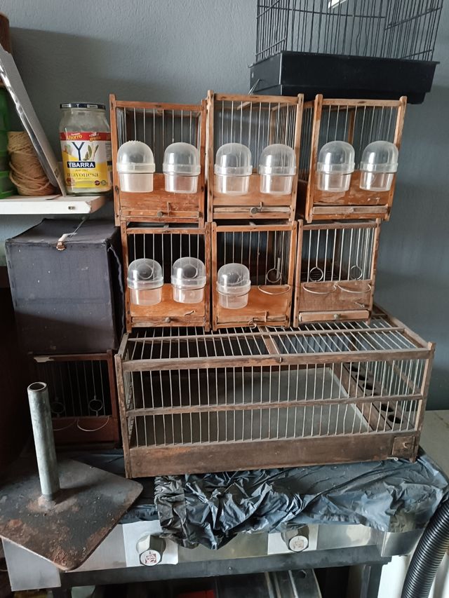 Jaula madera artesanal