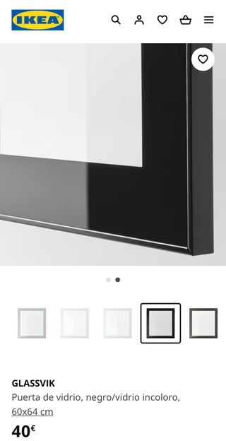 Puerta de vitrina IKEA