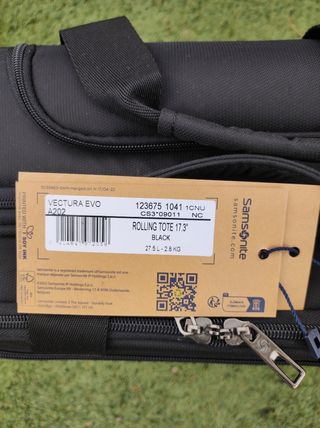 ⭐SAMSONITE ROLLING TOTE 17.3" VECTURA EVO NUEVO⭐