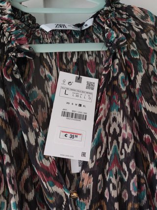 Vestido ZARA estampado