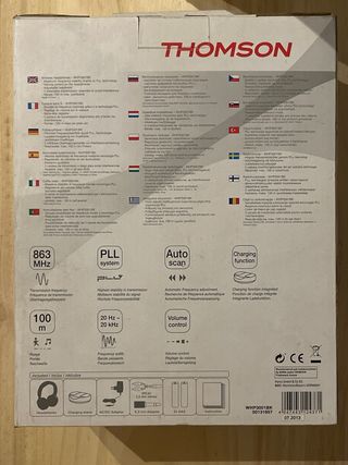 Auriculares thomson WHP3001BK