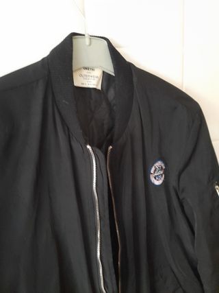 Chaqueta Bomber negra