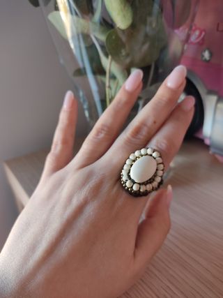 Anillo mujer pedrería