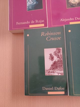 Libros de literatura.