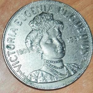 VICTORIA EUGENIA REINA 1931 MONEDA-MEDALLA PLATA