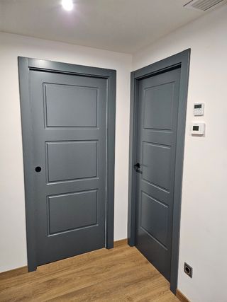 Puertas de Madera Lacadas, Laminadas, acorazada