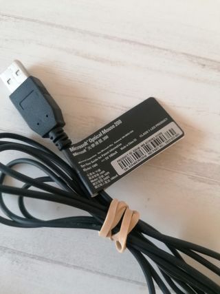 Rato Ótico Laser Microsoft USB Computador Ratón