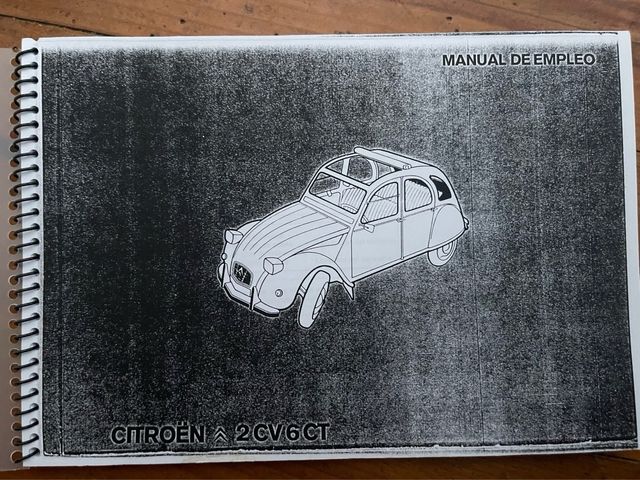 Manual de empleo citroen 2cv