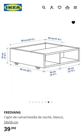 Cajonera para bajo de cama