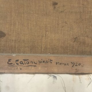 Cuadro antiguo óleo lienzo