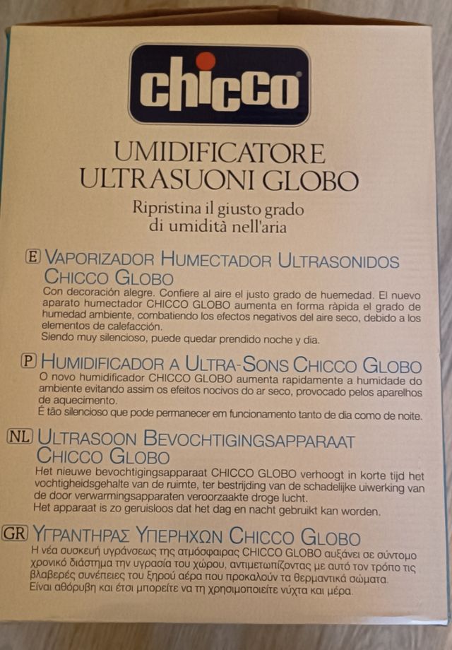 Humidificador ultrasónico "Chicco'