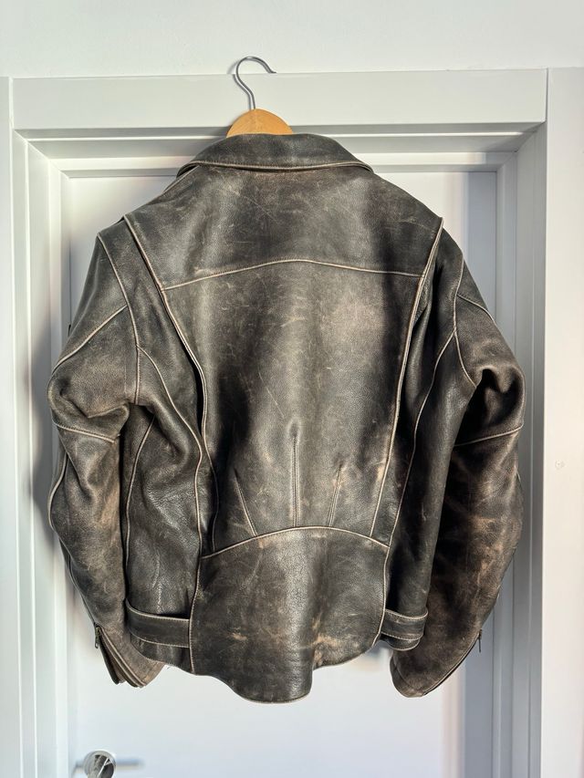 Chaqueta cuero moto IXS Lawrence