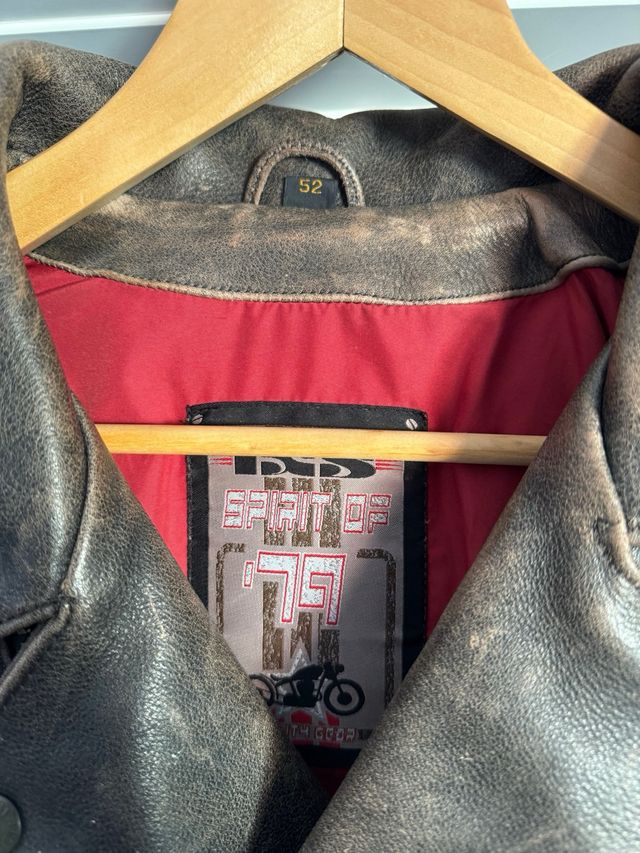 Chaqueta cuero moto IXS Lawrence