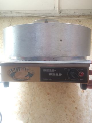 Calentador para envasar pizzas