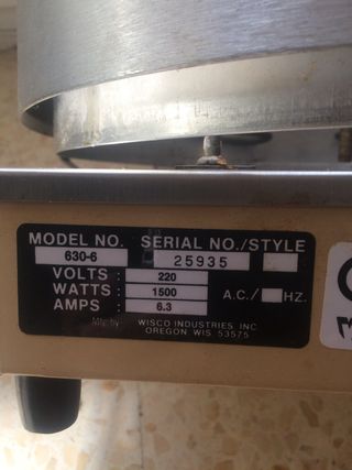 Calentador para envasar pizzas