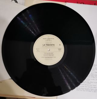 Giuseppe Verdi - La Traviata, 4 vinili 33 giri